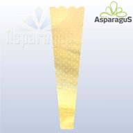 20-AS VIRÁGTASAK METÁL ARANY/PÖTTY (50DB/CS)