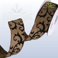 SZALAG DRÓTOS 38MMX5M INDÁS/ BARNA