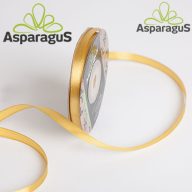SZATÉN SZALAG 6,3MMX25M/ FÉNYES ARANY