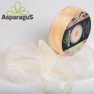 ORGANZA SZALAG 25MMX25M/ KRÉM
