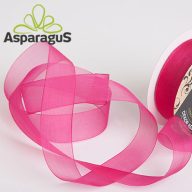 ORGANZA SZALAG 25MMX25M/ CIKLÁMEN