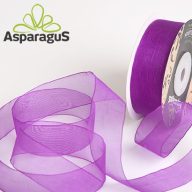 ORGANZA SZALAG 25MMX25M/ SÖTÉT LILA