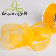 ORGANZA SZALAG 38MMX25M/ NAPSÁRGA