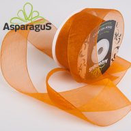 ORGANZA SZALAG 38MMX25M/ SÖTÉT NARANCS