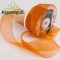 ORGANZA SZALAG 38MMX25M/ SÖTÉT NARANCS