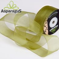 ORGANZA SZALAG 38MMX25M/ DOHÁNYZÖLD