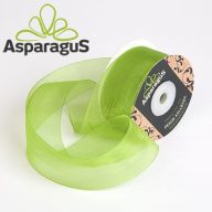 ORGANZA SZALAG 38MMX25M/ VILÁGOS ZÖLD