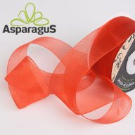 ORGANZA SZALAG 38MMX25M/ KORALL