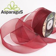 ORGANZA SZALAG 38MMX25M/ BORDÓ