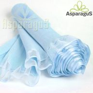 TÜLLÖS KREPP/ VILÁGOS KÉK