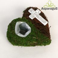 ISZALAG ALAP 21CM SZÍV ALAKÚ