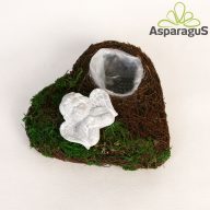 ISZALAG ALAP 21CM SZÍV ALAKÚ