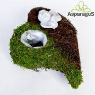 MOHA ALAP 30CM SZÍV ALAKÚ