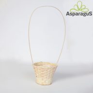 BAMBUSZ KOSÁR FÜLLEL D:18CMX14 H:56CM/ CITROM