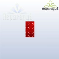 10X20 ITAL TASAK METÁL/PIROS/PÖTTY (50DB/CS)