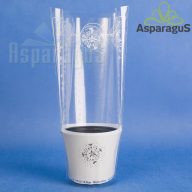   30CM MAGAS 27CMX13CM CSERÉPCSOM./MÉRETRE NYOMDÁZOTT 10-10,5CM-ES CSERÉPRE (50DB/CS)