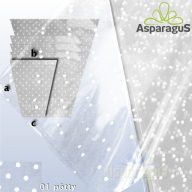   35CM MAGAS 35CMX15CM CSERÉPCSOM./NYOMDÁZOTT/FEHÉR/PÖTTY (50DB/CS)