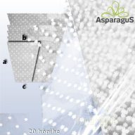  35CM MAGAS 35CMX15CM CSERÉPCSOM./NYOMDÁZOTT/FEHÉR/HÓPIHE (50DB/CS)