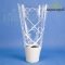 35CM MAGAS 27CMX13CM CSERÉPCSOM./MÉRETRE NYOMDÁZOTT 10CM-ES CSERÉPRE/FEHÉR (50DB/CS)