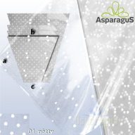   40CM MAGAS 40CMX13,5CM CSERÉPCSOM./NYOMDÁZOTT/FEHÉR/PÖTTY (50DB/CS)