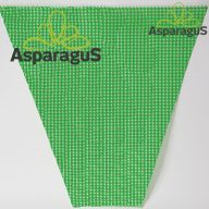   50CM MAGAS 45CMX14CM CSERÉPCSOM./NYOMDÁZOTT/VILÁGOS ZÖLD/KOCKÁS (50DB/CS)