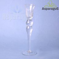 ÜVEG GYERTYATARTÓ 22CM STC-L