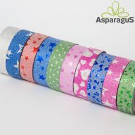 FLORAL TAPE 1,5CM KARÁCSONYI (10DB/ CS)