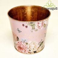 BÁDOG KASPÓ D:15 H:14/VIRÁGOS