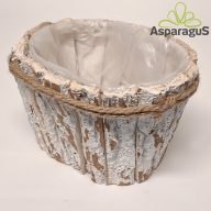 FA ASZTALI DEKOR LÁDA 20X16CM H:14CM/FEHÉR