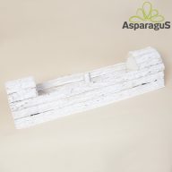 FA ASZTALI DEKOR LÁDA 58X13X14CM/ FEHÉR