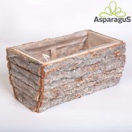 FA ASZTALI DEKOR LÁDA D:16X29CM H:12CM/ SZÜRKE