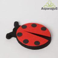 ÖNTAPADÓS KATICA/ PIROS 15CM