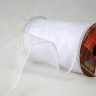 ORGANZA SZALAG DRÓTOS 10CMX10M/ FEHÉR