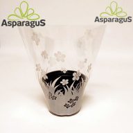   20CM MAGAS 26CMX12CM CSERÉPCSOM./MÉRETRE NYOMDÁZOTT/FEHÉR 9-10 CSERÉP (50DB/CS)