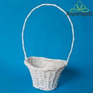 FLORENTIN KOSÁR d:24X30 FÜL:54CM/ FEHÉR