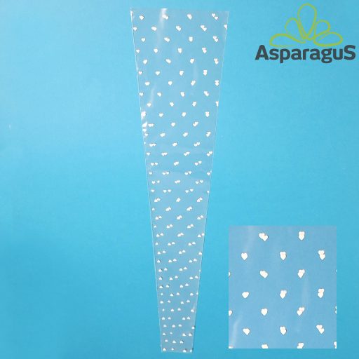 17-ES VIRÁGTASAK 70CM MAGASX5CM APRÓSZÍV/FEHÉR (50DB/CS)