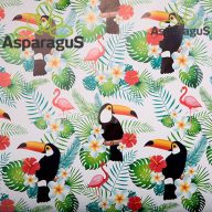 70X100 ÍV MŰNYOMÓ PAPÍR TUKÁN FLAMINGÓ (5DB/CS)