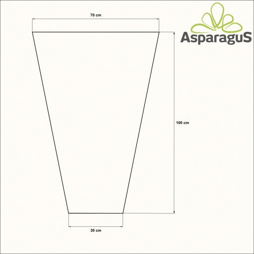 100X70X30 VIRÁGTASAK NATÚR (50DB/CS)