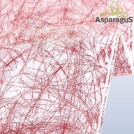   70X100 ÍV GYÖNGYHÁZ ÚJ SIZAL MINTÁS FÓLIA/RÓZSASZÍN-BORDÓ (50DB/CS)