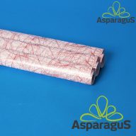   70X100 ÍV GYÖNGYHÁZ ÚJ SIZAL MINTÁS FÓLIA/RÓZSASZÍN-BORDÓ (5DB/GURIGA)