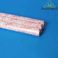   70X100 ÍV GYÖNGYHÁZ ÚJ SIZAL MINTÁS FÓLIA/RÓZSASZÍN-BORDÓ (5DB/GURIGA)