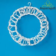 RATTAN ALAP 15CM/ FEHÉR