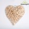 RATTAN SZÍV 25CM/ NATÚR