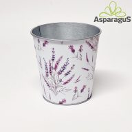 BÁDOG KASPÓ D:12 H:12CM/LEVENDULÁS
