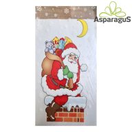 MIKULÁS TASAK 20x35/ÁTLÁTSZÓ KÉMÉNY (100DB/CS)