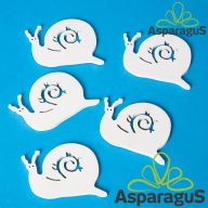 FA CSIGA 5X7CM/ FEHÉR (10DB/ CS)