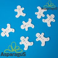 FA MÉZESKALÁCS FIGURA/ FEHÉR (10DB/ CS)