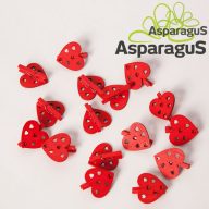 CSIPESZES SZÍV 2,5CM/ PIROS (24DB/ CS)