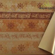 70X100 ÍV MATT FÓLIA IMPORT/BARNA-ARANY CSILLAG (5DB/CS)