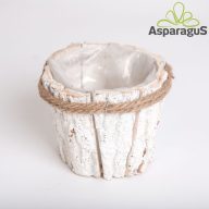 FA ASZTALI DEKOR KASPÓ D:12CM H:10CM/FEHÉR
